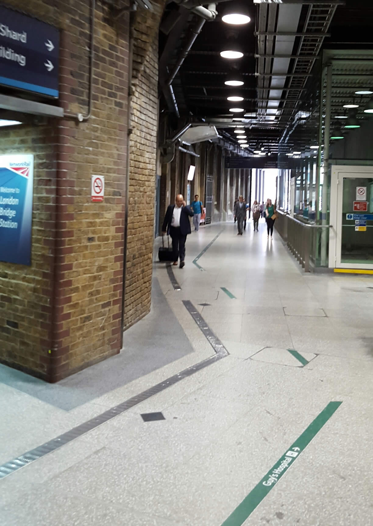 leaving ticket barriers